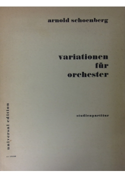 Variationen fur orchester