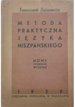 Metoda praktyczna języka hiszpańskiego, 1939 r.
