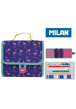 Multipiórnik MILAN z 2 piórnikami FLAMING