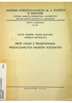 Zbiór zadań z projektowania przełączających układów automatyki