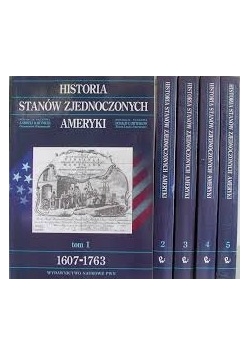 Historia Stanów Zjednoczonych Ameryki,zestaw 5 książek