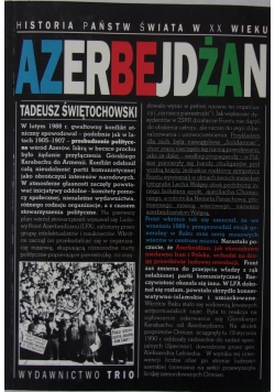 Historia państw świata w XX wieku -Azerbejdżan