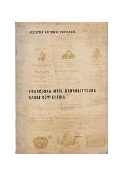 Francuska myśl urbanistyczna epoki oświecenia
