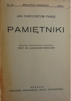 Pamiętniki, 1924r.
