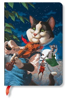 Notatnik Merrymakers Cat and the Fiddle Midi Lined