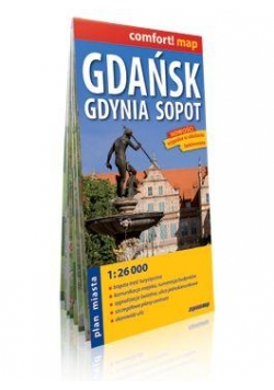 Comfort!map Gdańsk Gdynia Sopot plan miasta