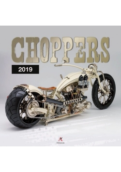 Kalendarz 2019 ścienny kwadrat Choppers