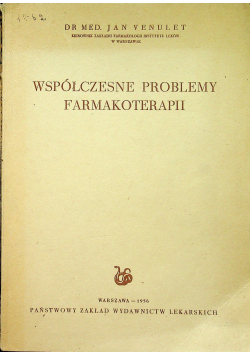 Współczesne problemy farmakoterapii
