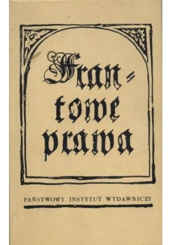 Frantowe prawa oryginał staroczeski z 1518 r
