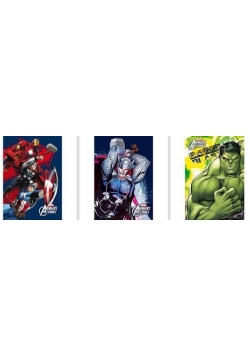 Notes A7 Avengers (30szt) DERFORM