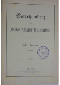 Correspondenz,1890r