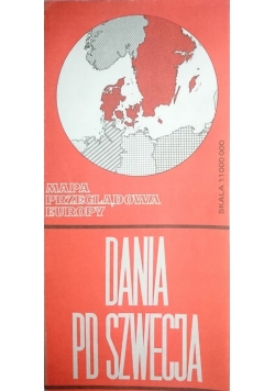 Mapa Przeglądowa Europy Dania PD Szwecja