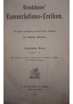 Brockhaus konnerlations = lexikon, 1895r