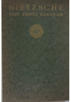 Nietzsche versuch einer mythologie, 1921 r.