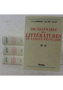 Dictionnaire des litteratures de langue francaise, zestaw  4 książek