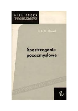 Biblioteka problemów. Postrzeganie  pozazmysłowe