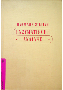 Enzymatische analyse