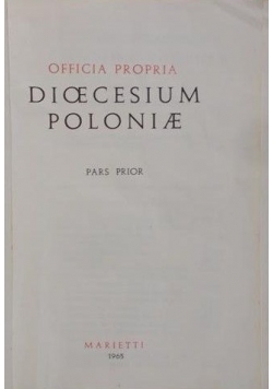 Officia Propria dioecesium poloniae