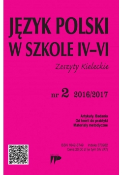 Język Polski w Szkole IV-VI nr 2 2016/2017