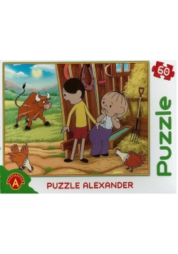 Puzzle 60 Bolek i Lolek. Szalony byk