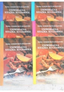 Uniwersalna książka kucharska, zestaw 6 zeszytów, reprint