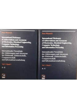 International Dictionary of Abbreviations and Acronyms... zestaw 2 książek