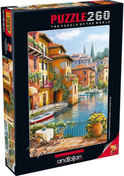 Puzzle 260 Kawiarnia nad kanałem