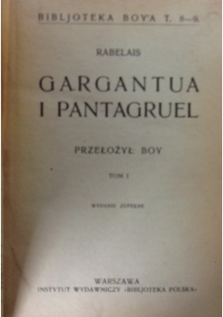 Gargantua i Pantagruel, 1923r.
