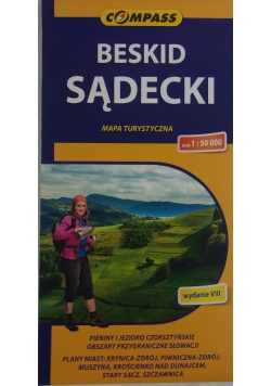 Beskid Sądecki. Mapa turystyczna