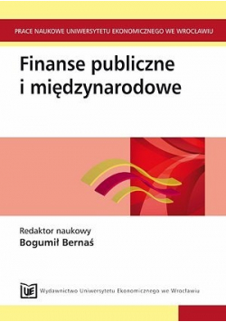Finanse publiczne i międzynarodowe