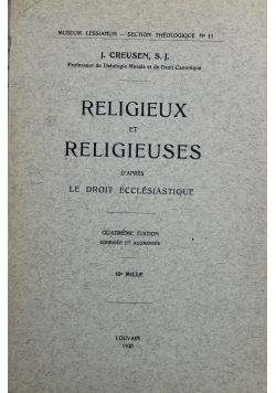 Religieux et Religieuses 1930 r.