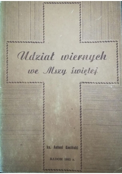Udział wiernych we Mszy świętej
