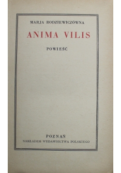 Anima Vilis 1928 r.