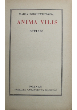 Anima Vilis 1928 r.