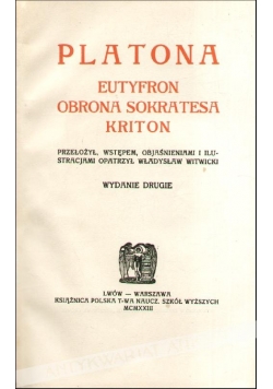 Pisma Platona, 1923 r.