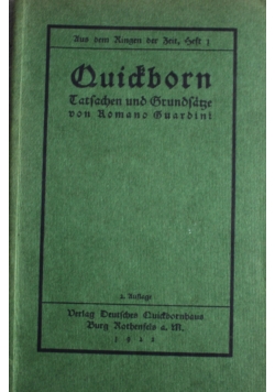 Quickborn 1922 r.