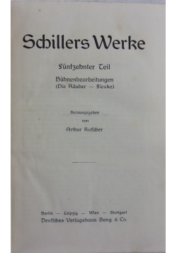 Schillers Werke