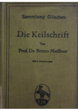 Die Keilschrift, 1913 r.