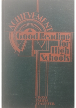 Good Reading for High Schools, 1930r.