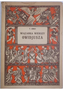 Wiązanka wierszy Owidiusza 1930 r.