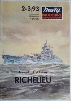 Francuski okręt liniowy Richelieu ,2 -3