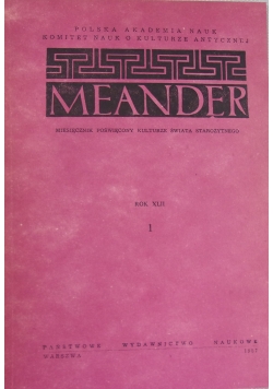 Meander Rok XLII 1