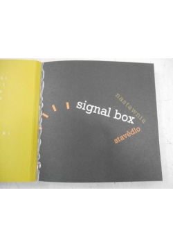 Signal box. Nastawnia