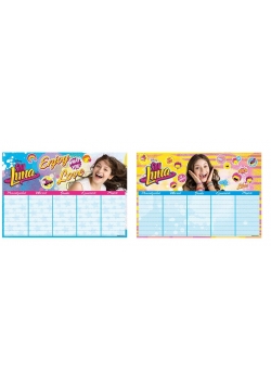 Plan Lekcji Soy Luna Mix (25szt) DERFORM