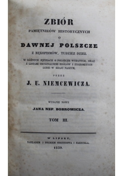 Zbiór pamiętników historycznych o dawnej Polszcze 5 tomów ok 1839 r