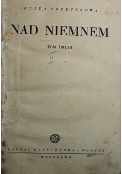 Nad Niemnem Tom 2 1938 r.