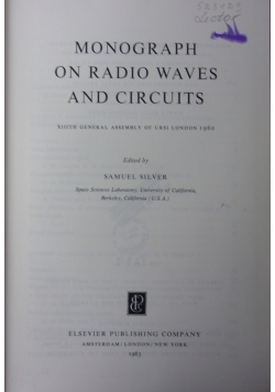 Monograph on radio waves and circuits