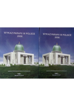Wykaz parafii w Polsce 2006, Tom 1 i 2