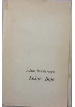 Leśne boje