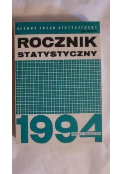 Główny Urząd Statystyczny:  Rocznik statystyczny 1994